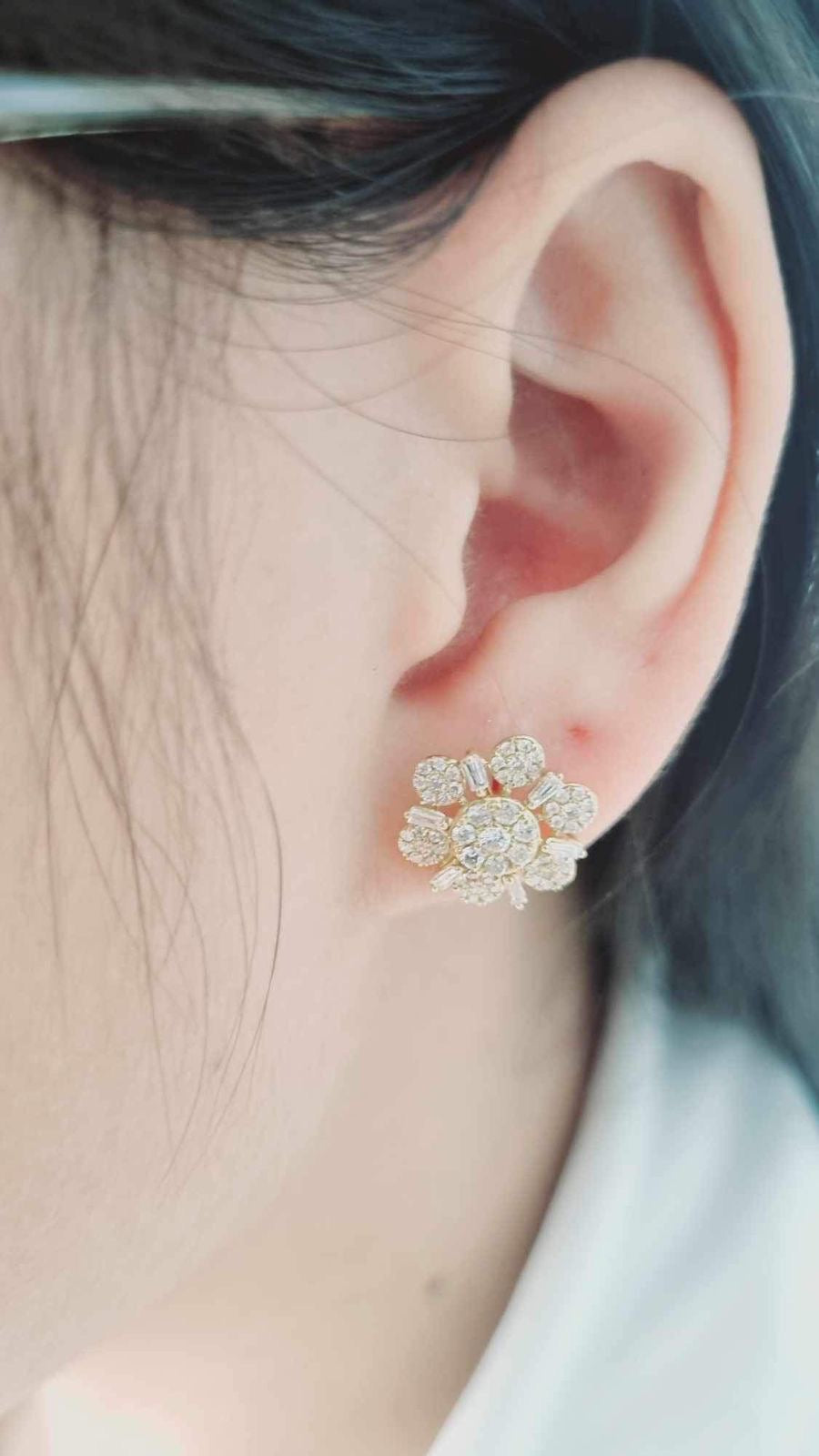 Marigold 1 Carat Diamond Earring