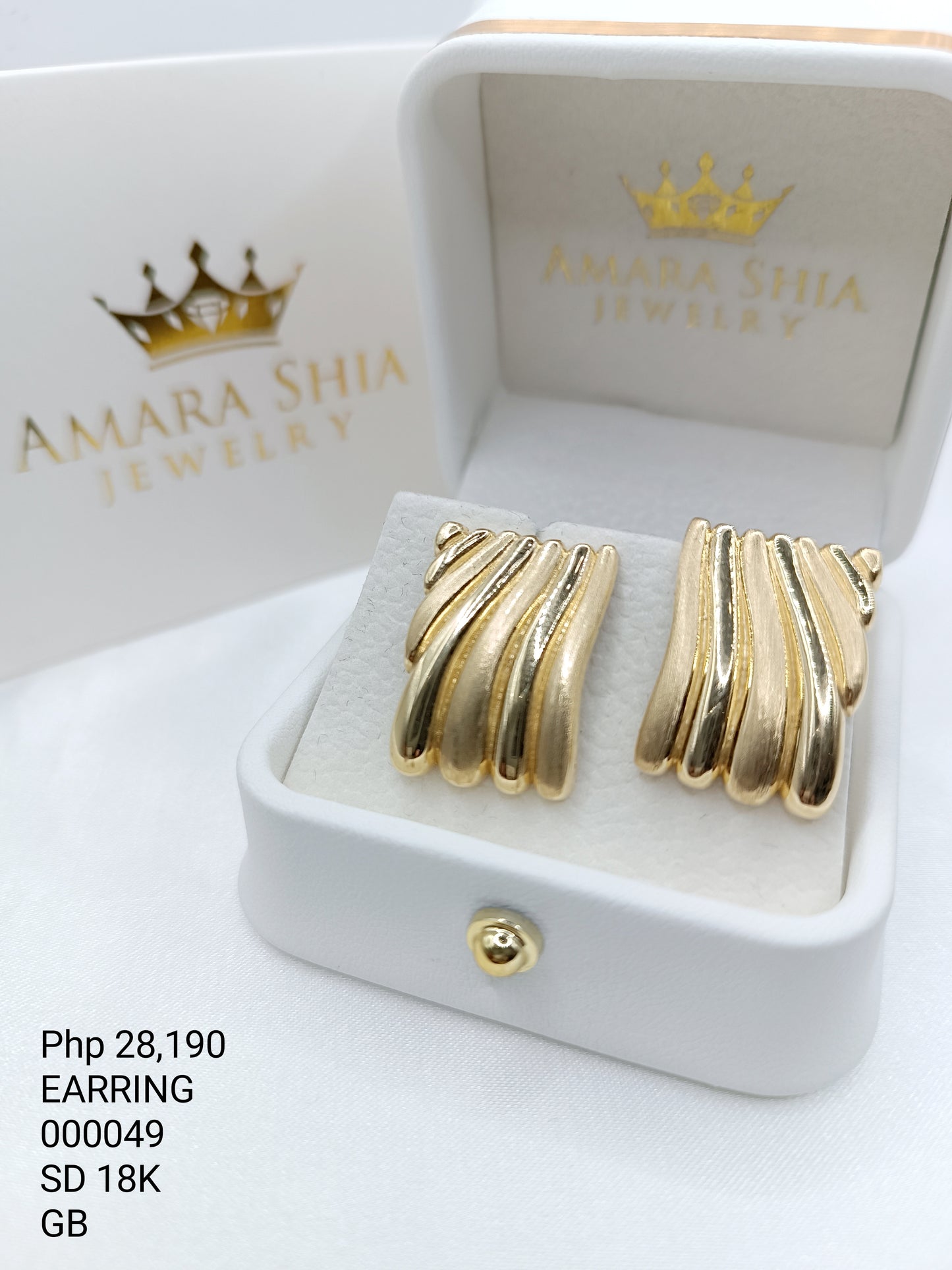 18k Earrings 000049 SD