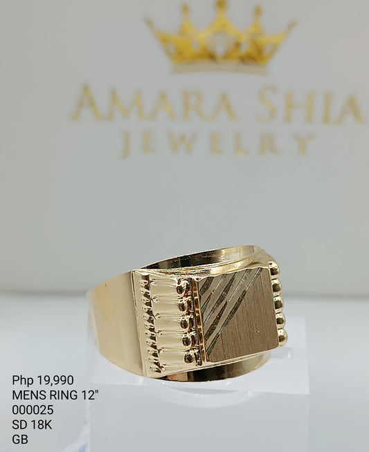 18k Mens Ring 000025 SD