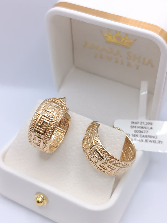 18k Earring 000477