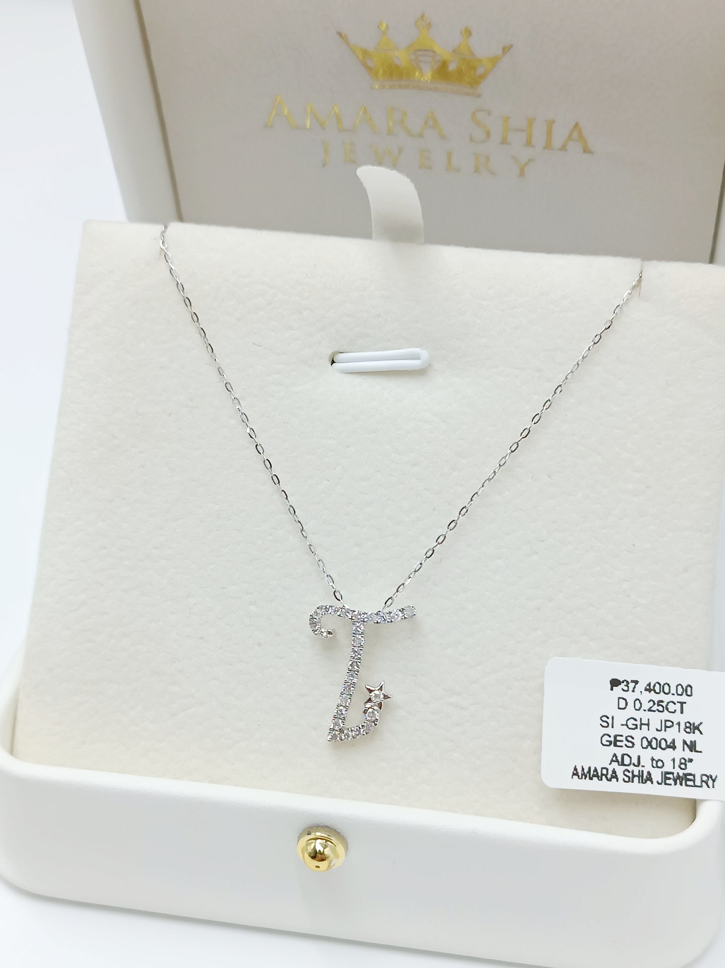 DIA NECKLACE 0004 - 1.25CT "WG"