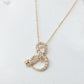 DIA NECKLACE 0010 - 0.25CT "YG"