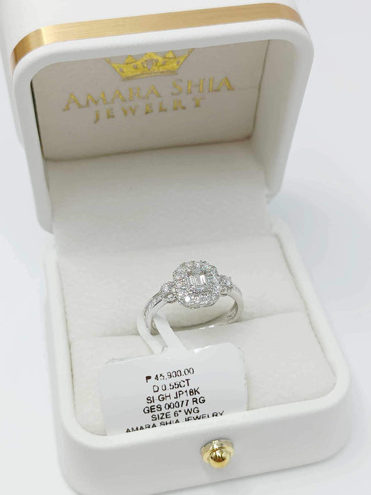 DIA-RING 0077 -0.55CT WG 6"