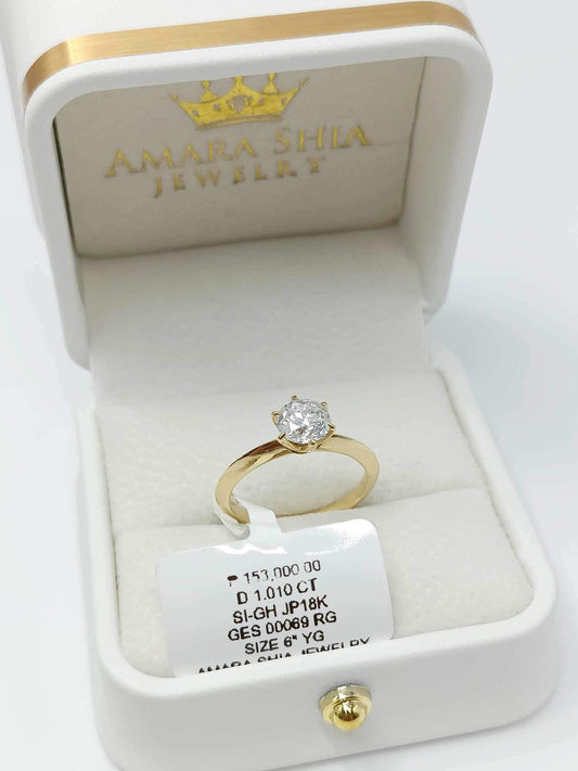 DIA-RING 0069 -1.010CT YG 6"