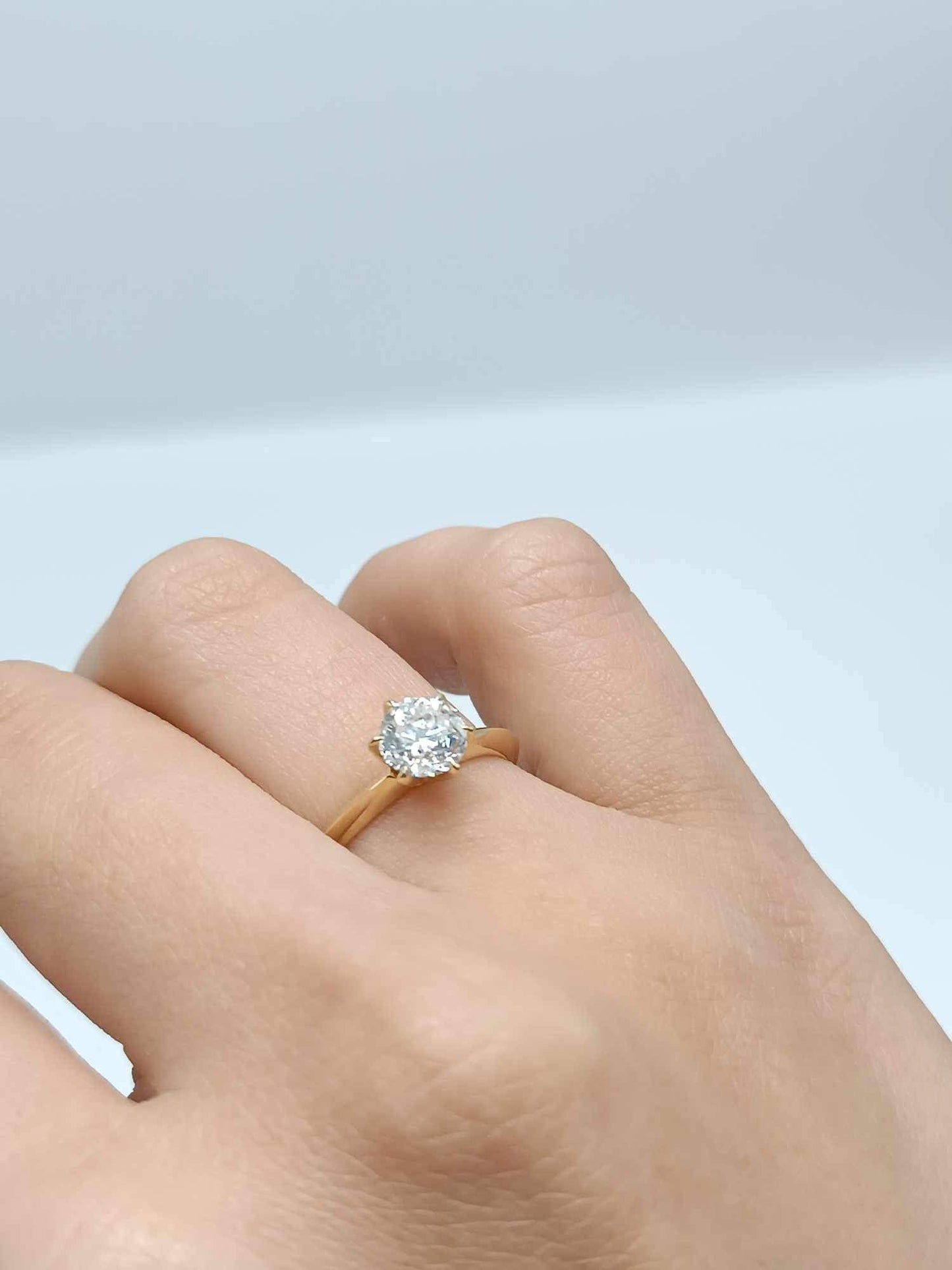 DIA-RING 0069 -1.010CT YG 6"