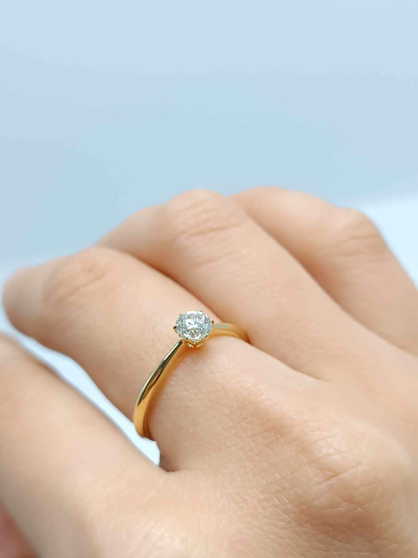 DIA-RING 0078- 0.50CT YG 7.5"