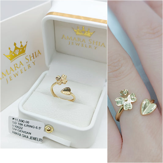 18K LADIES RING 000022 SD