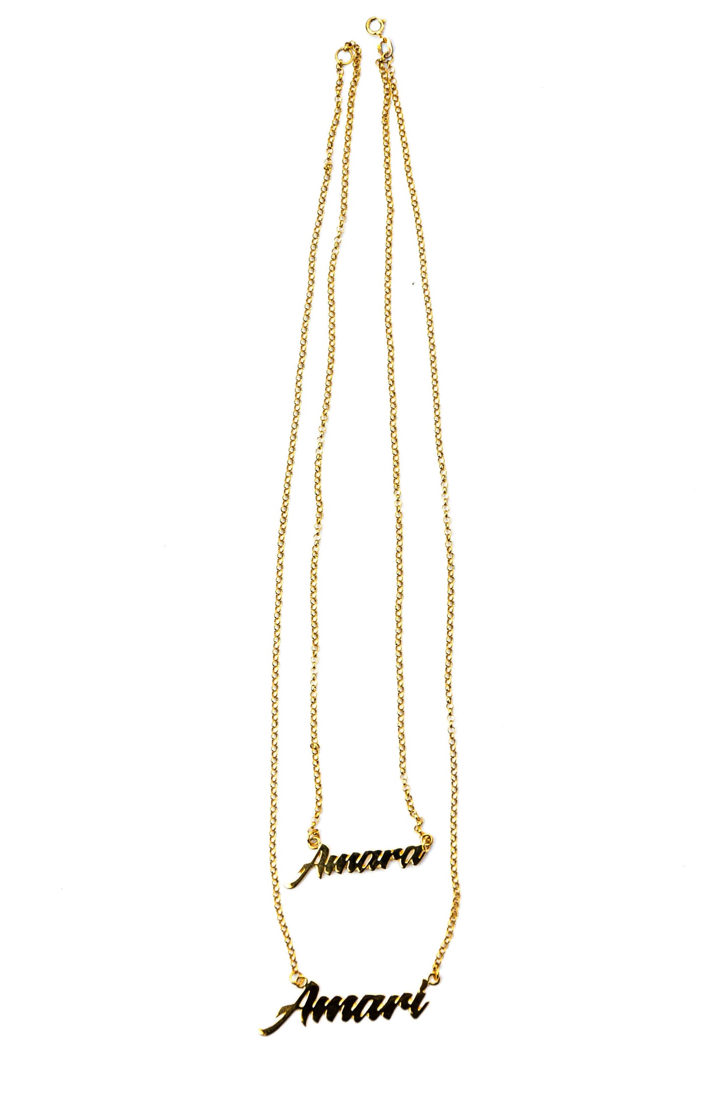 Nameplate Layered Necklace